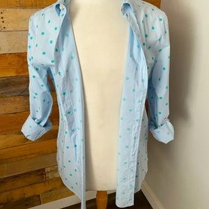 Bonobos Blue & White - Long Sleeve Button Up